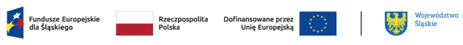 Logotypy dofinansowania z Funduszy Europejskich dla Śląskiego